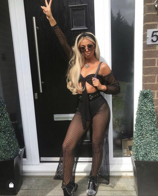 fishnet co ord set