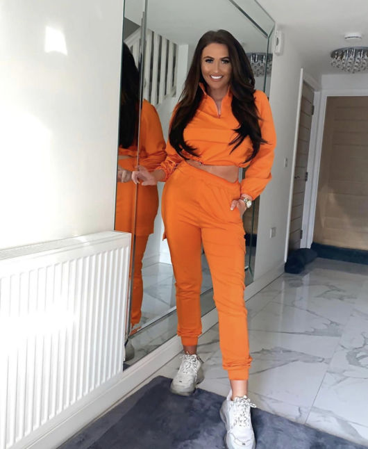 tracksuit orange